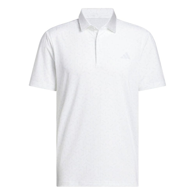 adidas Ultimate365 Mesh Print Climacool Polo - Crystal Sky