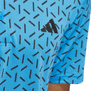adidas Ultimate365 Mesh Print Climacool Polo - Lucid Ray Blue
