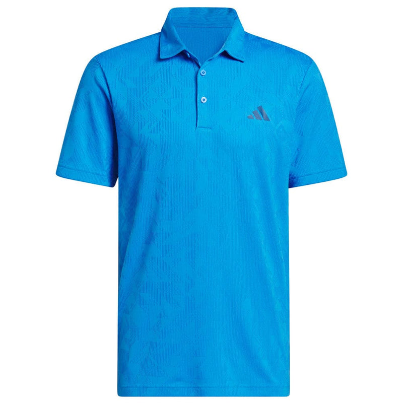 adidas Ultimate365 Jacquard Polo Shirt - Lucid Ray Blue