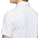 adidas Ultimate365+ Soft Print Polo Shirt - White/Wonder Sage