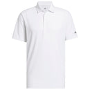 adidas Ultimate365+ Go-To Print Polo Shirt - White/Grey Three