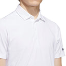 adidas Ultimate365+ Go-To Print Polo Shirt - White/Grey Three