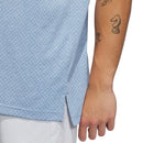 adidas Ultimate365+ Go-To Print Polo Shirt - Dusky Petrol/Crystal Sky