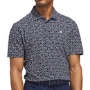 adidas Ultimate365+ Soft Print Polo Shirt - Collegiate Navy/White