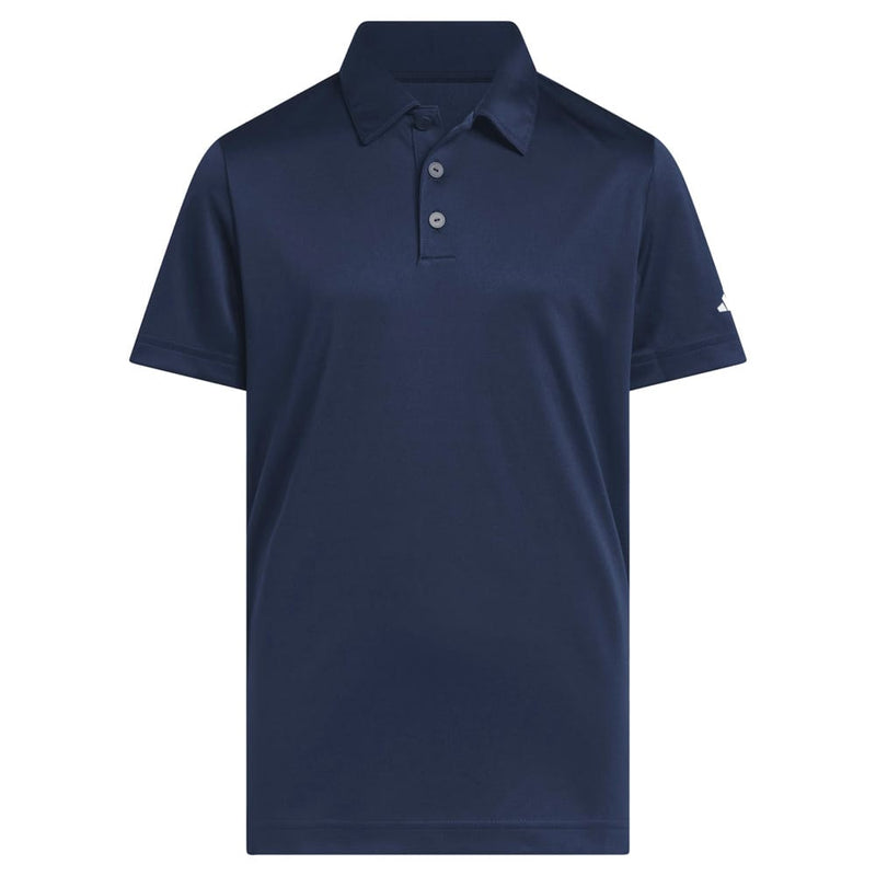 adidas Youth Performance Short Sleeve Polo Shirt - Collegiate Navy