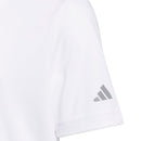 adidas Youth Performance Short Sleeve Polo Shirt - White