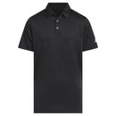 adidas Youth Performance Short Sleeve Polo Shirt - Black