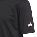 adidas Youth Performance Short Sleeve Polo Shirt - Black