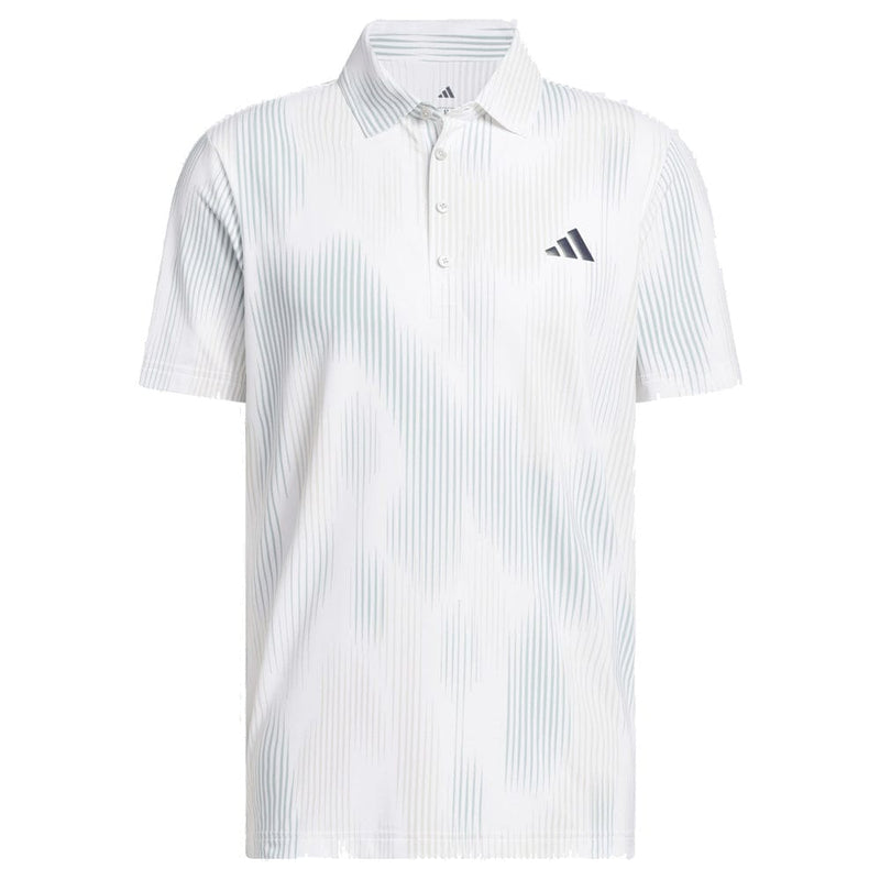 adidas Ultimate365 Tour Cool Feel Print Polo Shirt - Wonder Sage