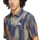 adidas Ultimate365 Tour Cool Feel Print Polo Shirt - Semi Ice Tangerine