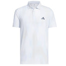adidas Ultimate365 Tour Cool Feel Print Polo Shirt - Crystal Sky