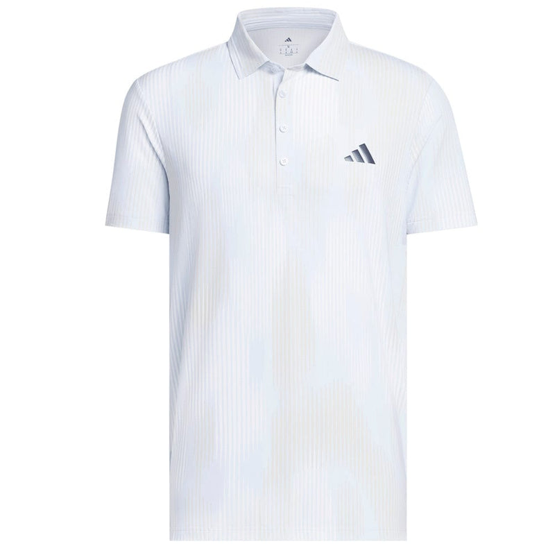 adidas Ultimate365 Tour Cool Feel Print Polo Shirt - Crystal Sky