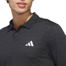 adidas Ultimate365 Tour Seamless Polo Shirt - Black/Carbon