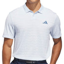 adidas Ultimate365 Tour Seamless Polo Shirt - Crystal Sky/White