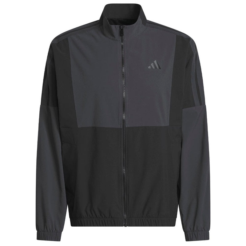 adidas Beyond Twistweave Full-Zip Windbreaker - Black/Carbon