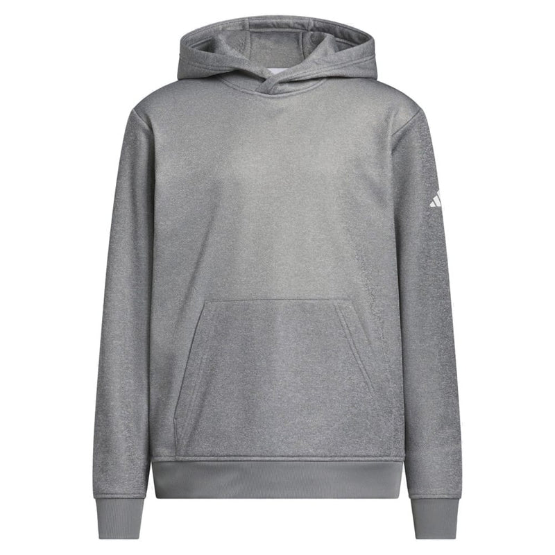 adidas Youth Crestable Climawarm Hoodie - Grey Three Mel