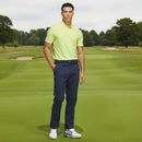adidas Ultimate365 Tour Cool Feeling Fescue Polo Shirt - Frozen Lemon