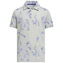 adidas Youth Climacool Mesh Printed Polo Shirt - Frozen Lemon