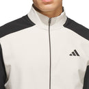 adidas Ultimate365 Wind Woven Full-Zip Sweatshirt - Black/Alumina