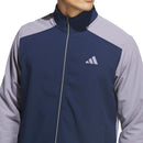 adidas Ultimate365 Wind Woven Full-Zip Sweatshirt - Slate/Collegiate Navy