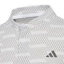 adidas Youth Jacquard Polo Shirt - White