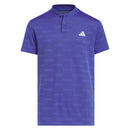 adidas Youth Jacquard Polo Shirt - Dual Indigo