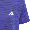adidas Youth Jacquard Polo Shirt - Dual Indigo