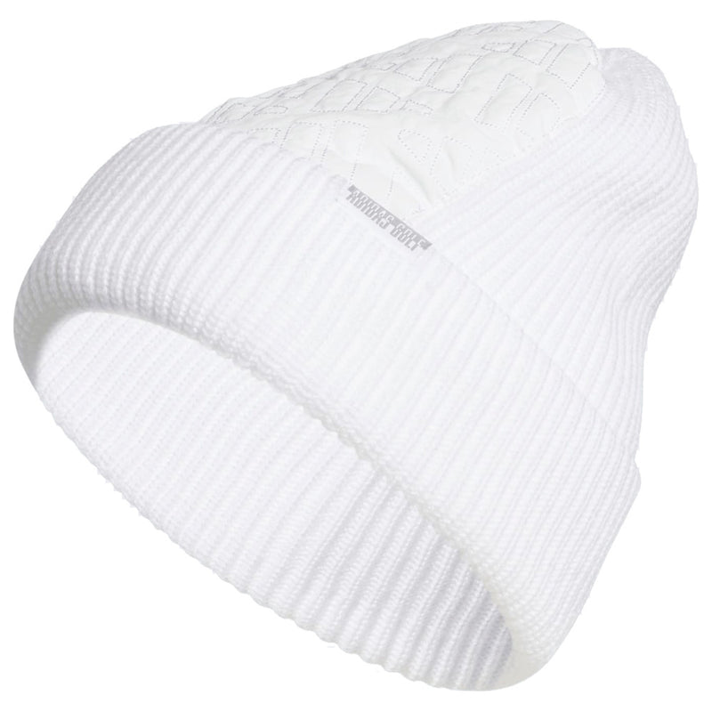 adidas Quilted Beanie - White