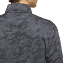 adidas Ultimate365 Durable Water Repellant 1/4 Zip Sweatshirt - Black/Grey Four