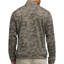 adidas Ultimate365 Durable Water Repellant 1/4 Zip Sweatshirt - Khaki Six/Solar Turbo