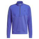 adidas Ultimate365+ Course Control Hybrid 1/4 Zip Sweatshirt - Dual Indigo