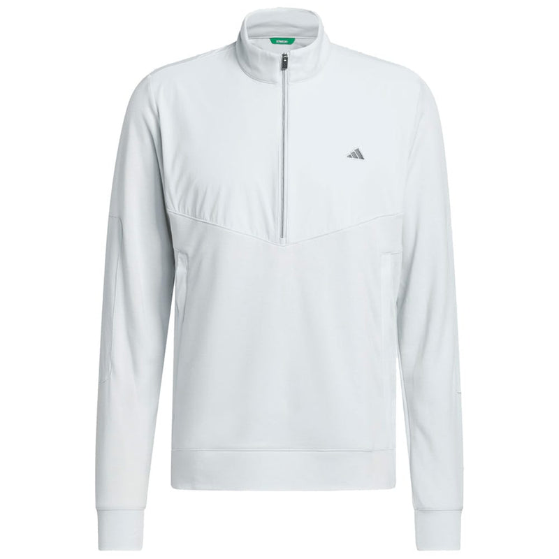 adidas Ultimate365+ Course Control Hybrid 1/4 Zip Sweatshirt - Clear Grey