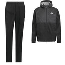 adidas Ultimate365 Climaproof Full-Zip Waterproof Suit - Black/Black