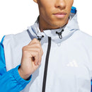 adidas Ultimate365 Climaproof Full-Zip Waterproof Suit - Lucid Ray Blue/Collegiate Navy