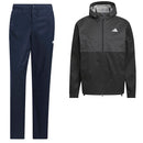 adidas Ultimate365 Climaproof Full-Zip Waterproof Suit - Black/Collegiate Navy