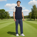 adidas Ultimate365+ Twistweave Straight Fit Grid Trousers - Collegiate Navy
