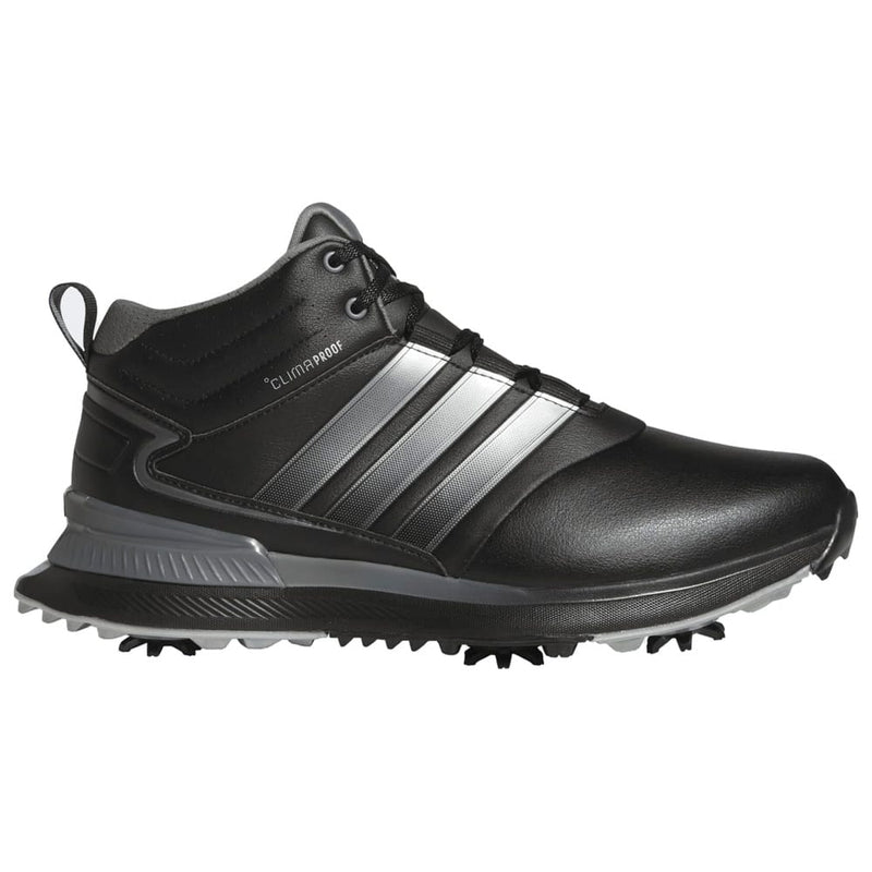 adidas R2C Midcut Climaproof Waterproof Spiked Shoes - Core Black/Iron Metallic/Silver Metallic