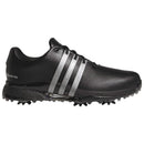 adidas Tour360 GORE-TEX Waterproof Spiked Shoes - Core Black/Iron Metallic/Lucid Red