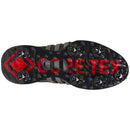 adidas Tour360 GORE-TEX Waterproof Spiked Shoes - Core Black/Iron Metallic/Lucid Red