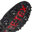 adidas Tour360 GORE-TEX Waterproof Spiked Shoes - Core Black/Iron Metallic/Lucid Red