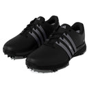 adidas Tour360 GORE-TEX Waterproof Spiked Shoes - Core Black/Iron Metallic/Lucid Red