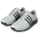 adidas Tour360 GORE-TEX Waterproof Spiked Shoes - Footwear White/Iron Metallic/Preloved Yellow