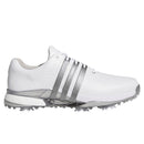 adidas Tour360 24 Waterproof Spiked Shoes - Cloud White/Iron Met./Silver Met.