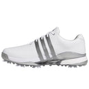 adidas Tour360 24 Waterproof Spiked Shoes - Cloud White/Iron Met./Silver Met.
