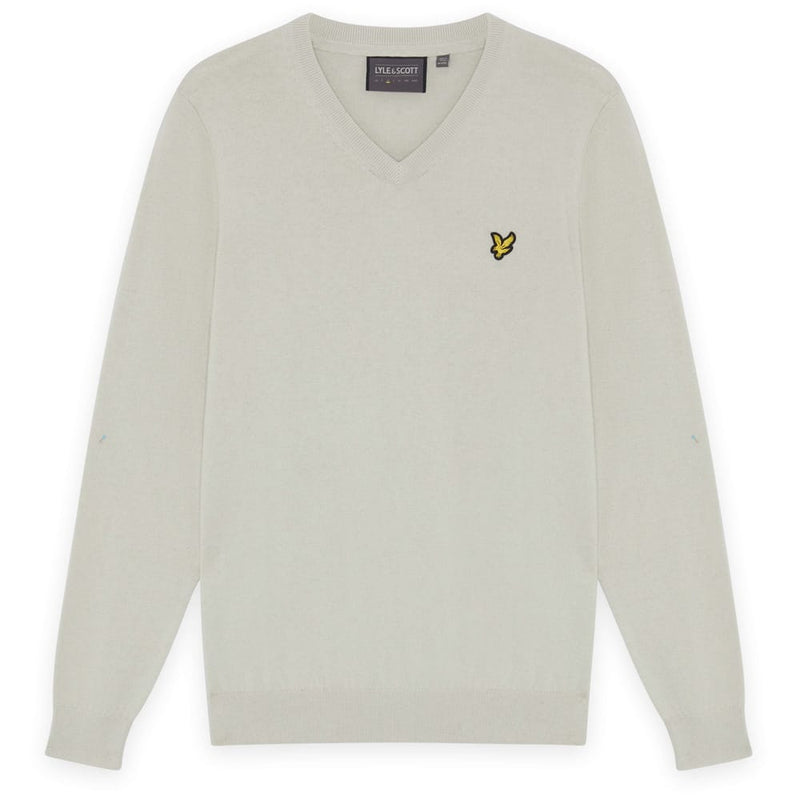 Lyle & Scott Golf V Neck Pullover - Cloud