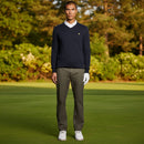 Lyle & Scott Golf V Neck Pullover - Dark Navy