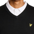 Lyle & Scott Golf V Neck Pullover - Jet Black