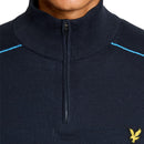 Lyle & Scott Golf Tipped Quarter Zip Jumper - Dark Navy