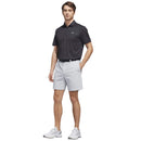 adidas Ultimate365 Feather Print Polo Shirt - Carbon/Black