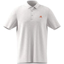 adidas Ultimate365 Mesh Tango Print Climacool Polo Shirt - White/Dusky Orange